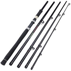 Sougayilang Carp Fishing Rod Carbon Fiber 10ft 5 Section Portable Carp Fishing Rod with Comf Sougayilang Carp Fishing Rod Carbon Fiber 10ft 5 Section Portable Carp Fishing Rod with Comf
