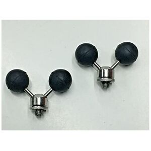 TMC Twin Rubber Ball Stainless Steel Rod Butt Rests for Pods/Bank Sticks with Ad TMC Twin Rubber Ball Stainless Steel Rod Butt Rests for Pods/Bank Sticks with Ad