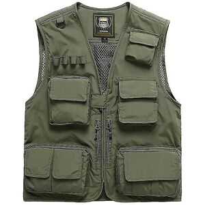 Unbranded (army green, XL) 2022 Fishing Vest Mesh Vest Fishing Jacket Multifunctional Out Unbranded (army green, XL) 2022 Fishing Vest Mesh Vest Fishing Jacket Multifunctional Out