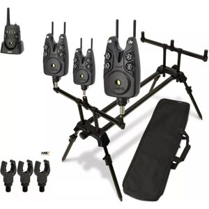 NGT Dual Line Rod Pod & Dynamic MK2 3pc Wireless Alarms with Receiver Setup NGT Dual Line Rod Pod & Dynamic MK2 3pc Wireless Alarms with Receiver Setup