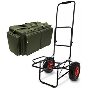 NGT QUICKFISH Trolley - Light Weight Quick Folding Plus Large Carryall Bag NGT QUICKFISH Trolley - Light Weight Quick Folding Plus Large Carryall Bag