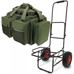 NGT QUICKFISH Trolley - Light Weight + Green XPR Carryall Bag NGT QUICKFISH Trolley - Light Weight + Green XPR Carryall Bag