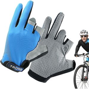 Unbranded (Blue) Fishing Gloves Men,Breathable Ice Silk Workout Fishing Gloves - Adjustabl Unbranded (Blue) Fishing Gloves Men,Breathable Ice Silk Workout Fishing Gloves - Adjustabl