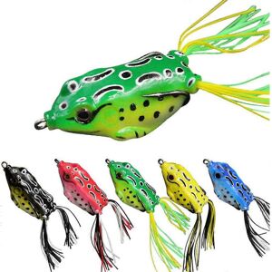 Unbranded (As show, One size) 5pcs Lure Ray Frog Topwater Frog Crank Frog, Soft Fishing Ba Unbranded (As show, One size) 5pcs Lure Ray Frog Topwater Frog Crank Frog, Soft Fishing Ba