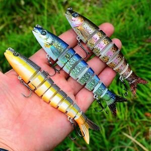 Unbranded (As show, One size) Fishing Lures, Life-Like Multi-Joint Artificial Bait Realist Unbranded (As show, One size) Fishing Lures, Life-Like Multi-Joint Artificial Bait Realist