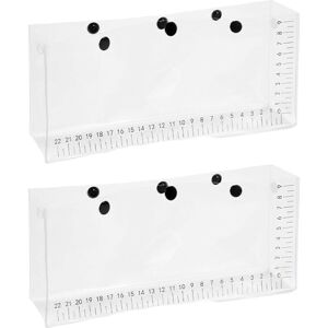 Unbranded (As show, One size) 2pcs Clear Fish Weigh Bag Container Folding Live Fish Observ Unbranded (As show, One size) 2pcs Clear Fish Weigh Bag Container Folding Live Fish Observ