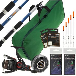DNA Leisure Travel Freshwater Sea Fishing Rod and Reel Setup With Hooks Floats F DNA Leisure Travel Freshwater Sea Fishing Rod and Reel Setup With Hooks Floats F
