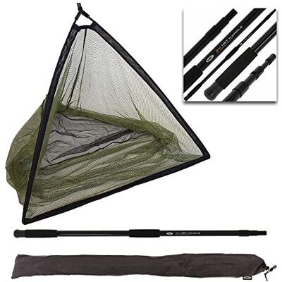DNA Leisure NGT 42" Carp Fishing Landing Net & 3m 3pc Telescopic Handle With Sti DNA Leisure NGT 42" Carp Fishing Landing Net & 3m 3pc Telescopic Handle With Sti