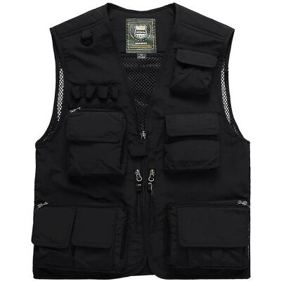Unbranded (black, XXL) 2022 Fishing Vest Mesh Vest Fishing Jacket Multifunctional Outdoor Unbranded (black, XXL) 2022 Fishing Vest Mesh Vest Fishing Jacket Multifunctional Outdoor