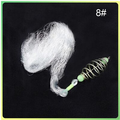 Unbranded (8 size 4cmx4cm) 10pcs Fishing Net Luminous Bead Spring Sticky Trap Netting Sea Unbranded (8 size 4cmx4cm) 10pcs Fishing Net Luminous Bead Spring Sticky Trap Netting Sea