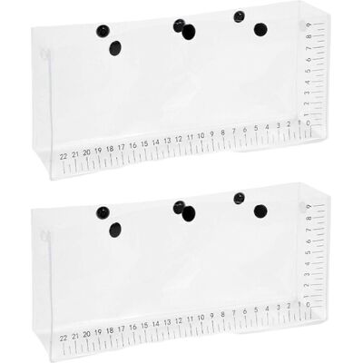 Unbranded (As show, One size) 2pcs Clear Fish Weigh Bag Container Folding Live Fish Observ Unbranded (As show, One size) 2pcs Clear Fish Weigh Bag Container Folding Live Fish Observ