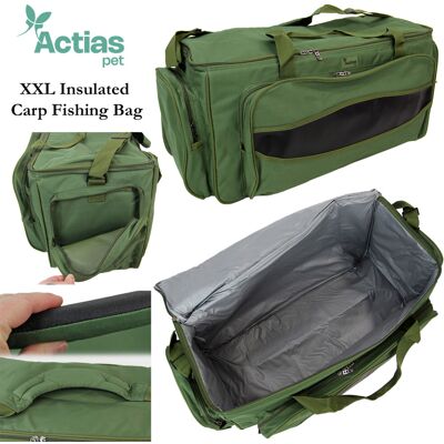 Actiaspet Fishing XXL Carp Coarse Insulated Padded Tackle Bag Actiaspet Fishing XXL Carp Coarse Insulated Padded Tackle Bag