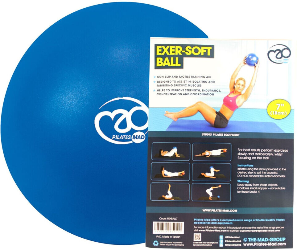 Pilates Mad Fitness Mad 7" Exer-Soft Exercise Ball