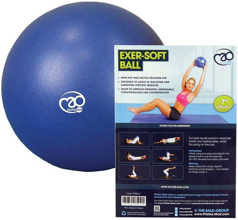 Fitness Mad Yoga or Pilates Soft Exersoft Ball