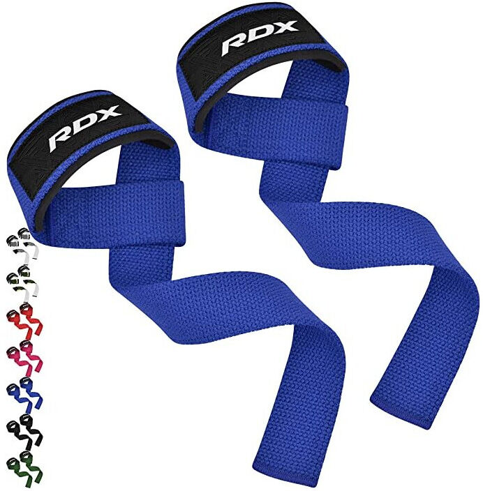 RDX Sports (Blue) RDX Weight Lifting Straps Deadlifting 5MM Neoprene