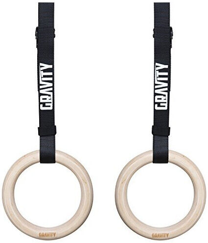 Gravity Fitness wooden Gymnastic Rings 32mm