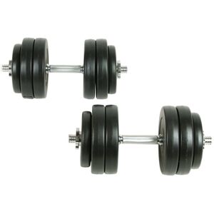 vidaXL 18 Piece Dumbbell Set - Gym Exercise Training Fitness vidaXL 18 Piece Dumbbell Set - Gym Exercise Training Fitness