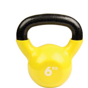 Fitness Mad Training Gym Training Home Kettlebell Weight Yellow - 6kg Fitness Mad Training Gym Training Home Kettlebell Weight Yellow - 6kg
