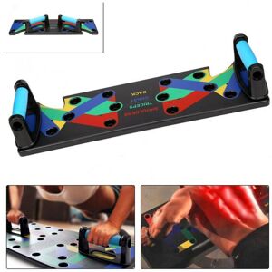 Unbranded 9-in-1 Push Up Bars with Foam Grips - Color-Coded Board Targets Chest, Shoulders Unbranded 9-in-1 Push Up Bars with Foam Grips - Color-Coded Board Targets Chest, Shoulders