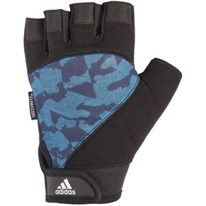 (Blue Camo, S) Adidas Half Finger Performance Weight Lifting Gloves Training (Blue Camo, S) Adidas Half Finger Performance Weight Lifting Gloves Training