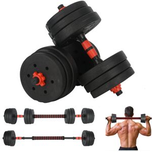 Unbranded 20KG ADJUSTABLE FITNESS DUMBELLS BARBELL DUMBBELL BODY BUILDING SET Unbranded 20KG ADJUSTABLE FITNESS DUMBELLS BARBELL DUMBBELL BODY BUILDING SET