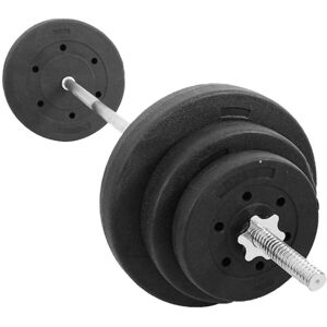 Unbranded 15kg Weight Plates Set Vinyl Standard Gym Barbell Unbranded 15kg Weight Plates Set Vinyl Standard Gym Barbell