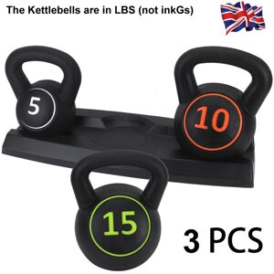 Unbranded 3PCS Kettlebell Set Kettlebells Weight+Rack Stand Unbranded 3PCS Kettlebell Set Kettlebells Weight+Rack Stand