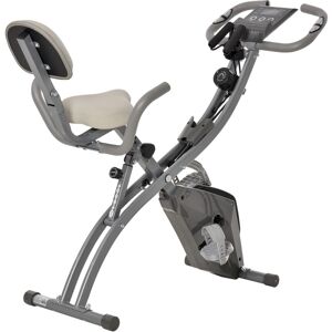 HOMCOM Grey 2-In-1 Upright Exercise Bike - Fitness Equipment HOMCOM Grey 2-In-1 Upright Exercise Bike - Fitness Equipment