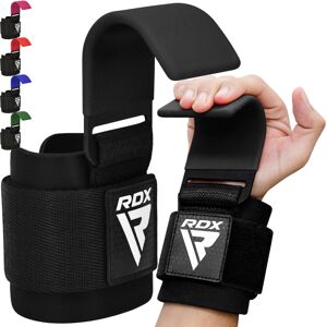 RDX Sports (Black) RDX Weight Lifting Hooks Straps Pair Training Wrap RDX Sports (Black) RDX Weight Lifting Hooks Straps Pair Training Wrap