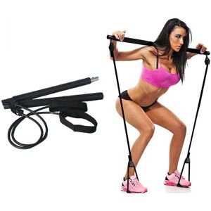 GreenZech (Black) Fitness Sport Pilate Bar Kit Gym Exercise Workout Stick with Resistance GreenZech (Black) Fitness Sport Pilate Bar Kit Gym Exercise Workout Stick with Resistance