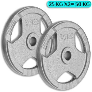 FK Sports (25Kg x 2 = 50Kg) Olympic 2-Inch Cast Iron Plate Weight Plate FK Sports (25Kg x 2 = 50Kg) Olympic 2-Inch Cast Iron Plate Weight Plate