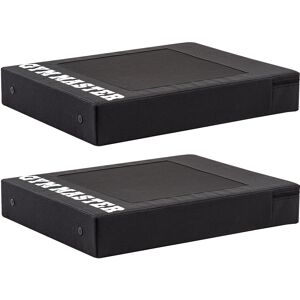 GYM MASTER Pair of Weight Lifting Deadlift Crash Pads with Mesh Top - Black GYM MASTER Pair of Weight Lifting Deadlift Crash Pads with Mesh Top - Black