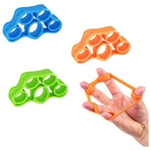 CORTNEY Hand Grip Strengthener(3 Pack), Forearm Exerciser Hand Strengthener Finger Exten CORTNEY Hand Grip Strengthener(3 Pack), Forearm Exerciser Hand Strengthener Finger Exten