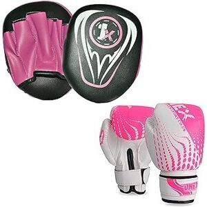 ONEX (PINK / BLACK) Boxing focus pads set 6oz Gloves Focus Pads Boxing ONEX (PINK / BLACK) Boxing focus pads set 6oz Gloves Focus Pads Boxing