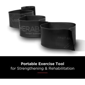 RESISTIVE EXERCISE BAND THERABAND CLX 22M BULK BLACK RESISTIVE EXERCISE BAND THERABAND CLX 22M BULK BLACK