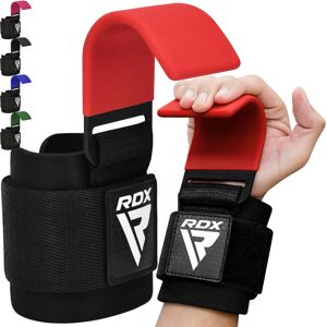 RDX Sports (Red) RDX Weight Lifting Hooks Straps Pair Training Wrap RDX Sports (Red) RDX Weight Lifting Hooks Straps Pair Training Wrap