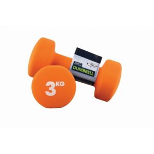 Fitness Mad Neoprene Dumbbell Set - Pack of 2 - 3kg - Orange - Dumbbell Set Fitness Mad Neoprene Dumbbell Set - Pack of 2 - 3kg - Orange - Dumbbell Set