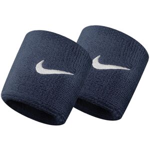 (One Size, Navy) Nike Unisex Adults Swoosh Wristband (Set Of 2) (One Size, Navy) Nike Unisex Adults Swoosh Wristband (Set Of 2)