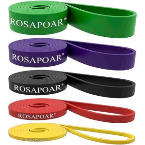 Unbranded Set Of 5 Pull Up Resistance Bands Assist Exercise Workout Band Set For Fitness S Unbranded Set Of 5 Pull Up Resistance Bands Assist Exercise Workout Band Set For Fitness S