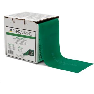 THERABAND Resistance Band 25 Yard Roll Heavy Green Non-Latex Professional Elast THERABAND Resistance Band 25 Yard Roll Heavy Green Non-Latex Professional Elast