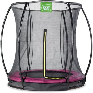 EXIT TOYS EXIT Silhouette ground trampoline 6ft with safety net - pink EXIT TOYS EXIT Silhouette ground trampoline 6ft with safety net - pink