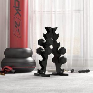 HOMCOM Hexagonal Dumbbells Kit Weight Lifting Exercise for Home Fitness 2x4kg HOMCOM Hexagonal Dumbbells Kit Weight Lifting Exercise for Home Fitness 2x4kg