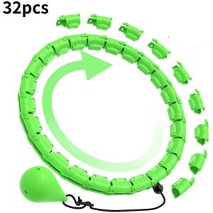 Unbranded (Green 32pc, Hollow) Hoop Hula Detachable Intelligent Womens Fitness Reducing Ab Unbranded (Green 32pc, Hollow) Hoop Hula Detachable Intelligent Womens Fitness Reducing Ab