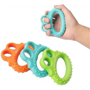 Unbranded 3 Level Hand Grip Strengthener Set Finger Exerciser Silicone Grip Strength Train Unbranded 3 Level Hand Grip Strengthener Set Finger Exerciser Silicone Grip Strength Train