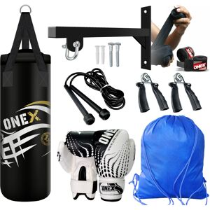 ONEX (Blk Set) Kids Punch Bag 2ft Filled Gym Boxing Training Set ONEX (Blk Set) Kids Punch Bag 2ft Filled Gym Boxing Training Set