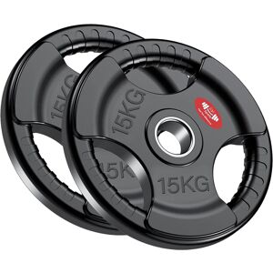 FK Sports (15KG x 2 = 30KG) Weight Plates Set Pair Cast Iron 2" Hole FK Sports (15KG x 2 = 30KG) Weight Plates Set Pair Cast Iron 2" Hole