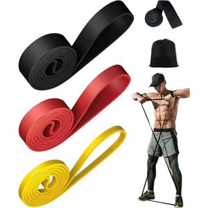Unbranded (As show, One size) Fitness Resistance Bands-(3 Pieces) Strength Training Elasti Unbranded (As show, One size) Fitness Resistance Bands-(3 Pieces) Strength Training Elasti
