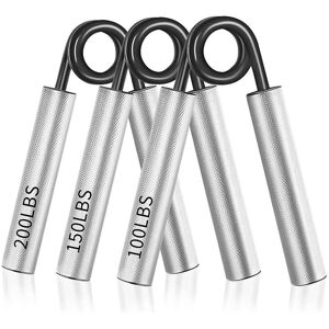Unbranded (As show, One size) 3 Piece Large Metal Grip Strength Machine Wholesale Hand Tra Unbranded (As show, One size) 3 Piece Large Metal Grip Strength Machine Wholesale Hand Tra