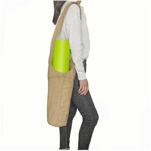 Unbranded (As show, One size) Yoga bag, yoga mat bag with shoulder strap, canvas shoulder Unbranded (As show, One size) Yoga bag, yoga mat bag with shoulder strap, canvas shoulder