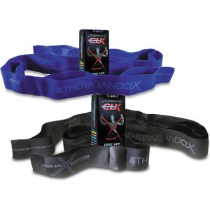 THERABAND CLX Resistance Band with Loops 2 Pack Fitness Band for Home Exercise THERABAND CLX Resistance Band with Loops 2 Pack Fitness Band for Home Exercise